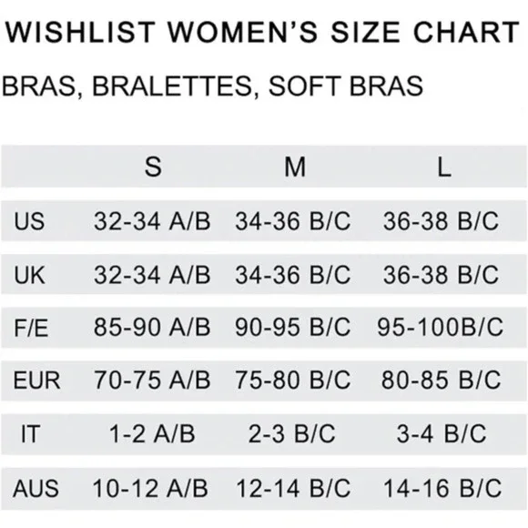 WISHLIST CRUSH ON YOU LACE BRALETTE CHAMPAGNE Size L NWT - Picture 4 of 11